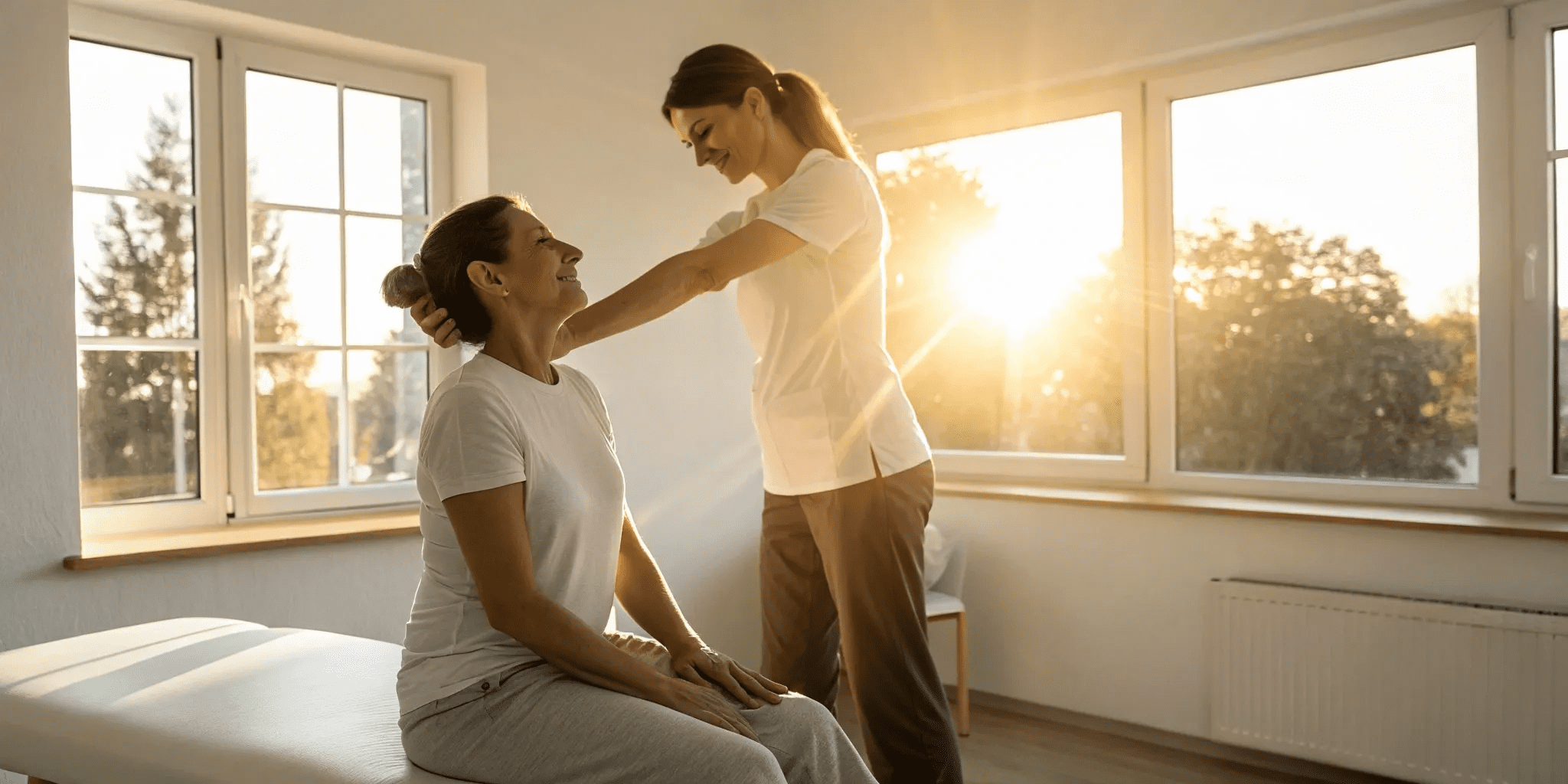 Type 1 SLAP Tear Recovery Time: What to Expect 1 Physical therapist guiding a patient through exercises for type 1 SLAP tear recovery.